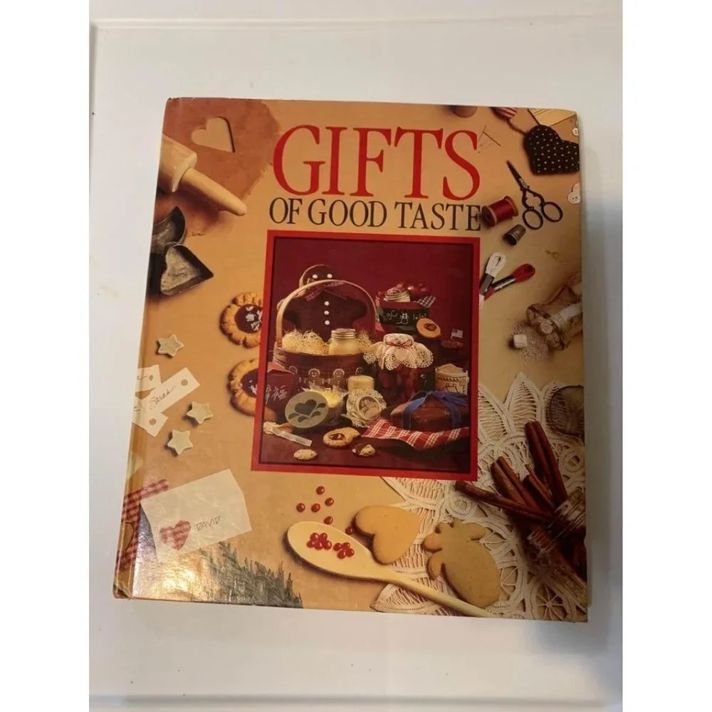 Vintage 1989 Gifts of Good Taste by Leisure Arts Hardcover cookbook baking cooki